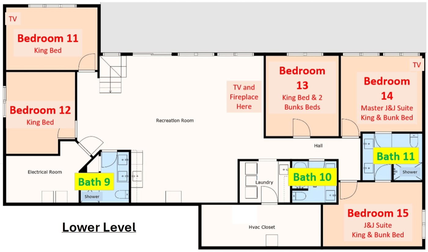 Lower Level floor plan